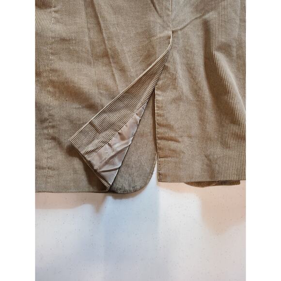 Stafford Classic Fit Tan Corduroy Sports Coat Blazer Jacket Two-Button Men's 46L - Picture 9 of 10
